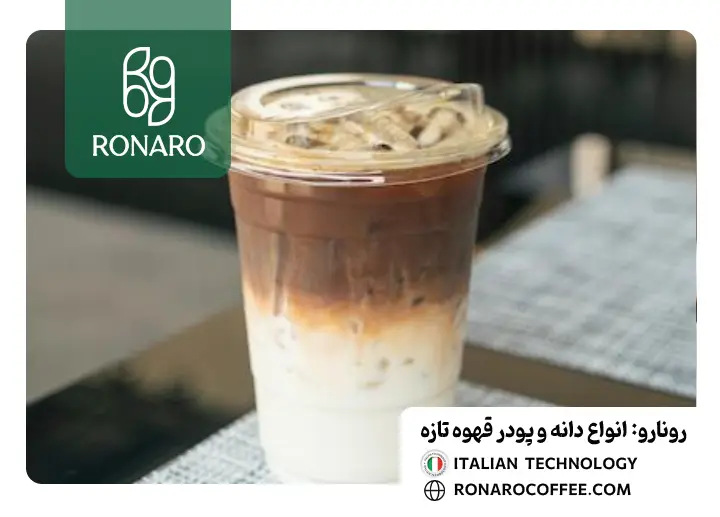 طرز تهیه آیس کافی با کاپوچینو